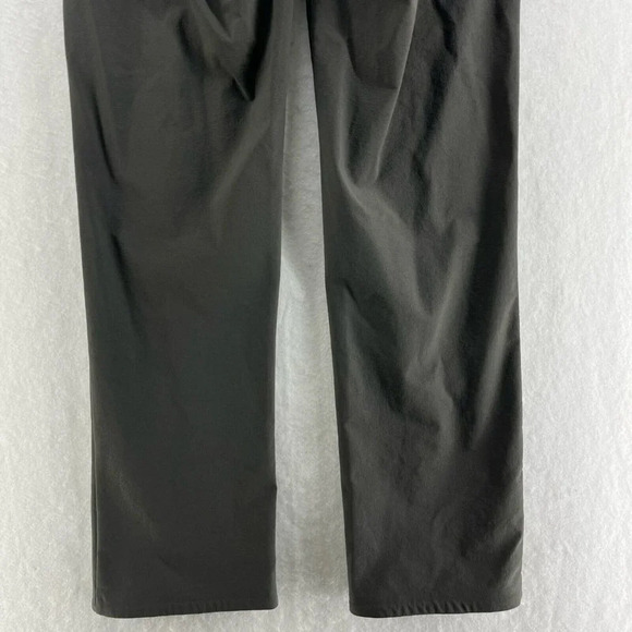 Athleta Pants Womens Sz 0 Gray Wander Slim Straight Crop Split Ankle Stretch - Picture 10 of 13
